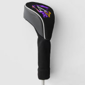 Vogelnest - Personalisierter Anfangsbrief A Golf Headcover (angewinkelt)