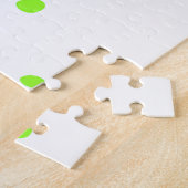 Vogelnest - Personalisierter Name Letter K Puzzle (Seite)