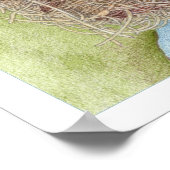 Vogelnest Poster (Ecke)
