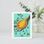 Vogelnest Postkarte (Stehend Vorderseite)