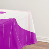 Vogelnest - Rosa Limonade Weiß Tischdecke (Beispiel)