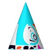 Vogelnest - Türkisblau Partyhütchen (Vorderseite)