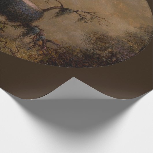 Vogelnest viktorianische Kopfbedeckung Geschenkpapier (Ecke)