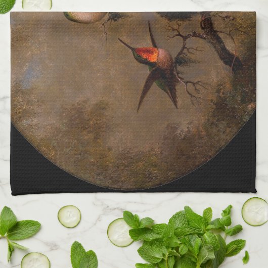 Vogelnest viktorianische Kopfbedeckung Geschirrtuch (Gefaltet)