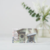 Vogelnest Visitenkarte (Stehend Vorderseite)