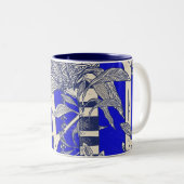 Vogelnest Zweifarbige Tasse (VorderseiteRechts)