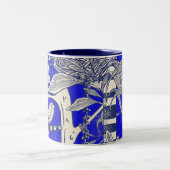 Vogelnest Zweifarbige Tasse (Mittel)