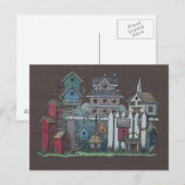 Vogelnestsammlung Postkarte (Vorne/Hinten)