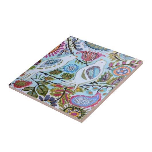 Vogelpapier I Fliese (Seite)