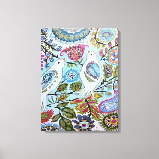 Vogelpapier I Leinwanddruck (Vorderseite)