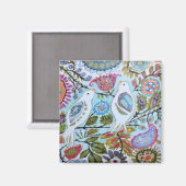 Vogelpapier I Magnet (Vorderseite/Rückseite)