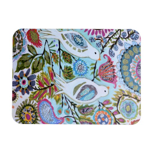 Vogelpapier I Magnet (Horizontal)