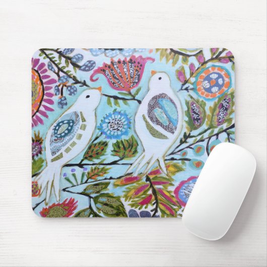 Vogelpapier I Mousepad (Mit Mouse)