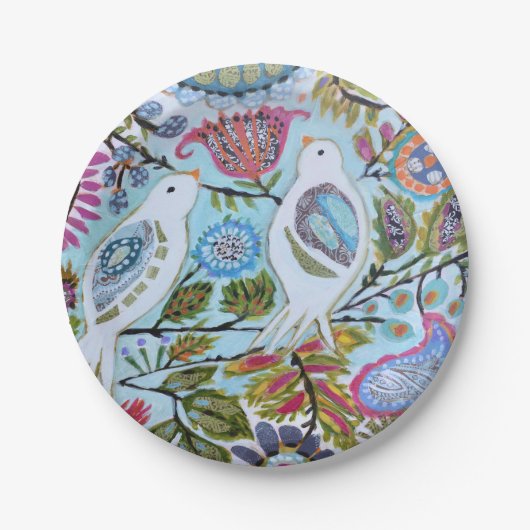 Vogelpapier I Pappteller (Vorderseite)