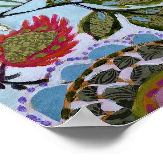 Vogelpapier I Poster (Ecke)