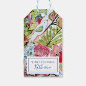 Vogelpapier II Geschenkanhänger (Rückseite)