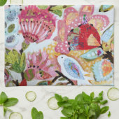 Vogelpapier II Geschirrtuch (Gefaltet)