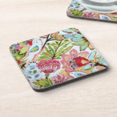 Vogelpapier II Getränkeuntersetzer (Linke Seite)