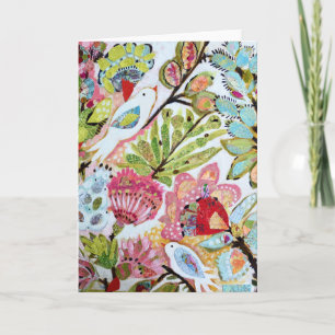 Vogelpapier II Karte