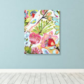 Vogelpapier II Leinwanddruck (Insitu (Holzboden))