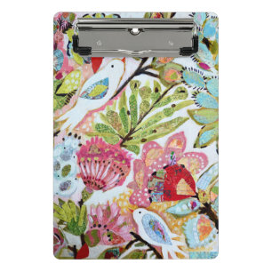 Vogelpapier II Mini Klemmbrett