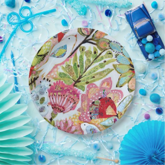 Vogelpapier II Pappteller (Party)