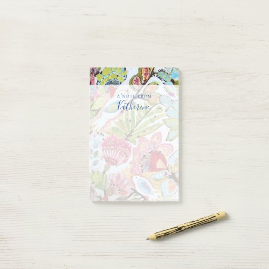 Vogelpapier II Post-it Klebezettel (Auf Schreibtisch)