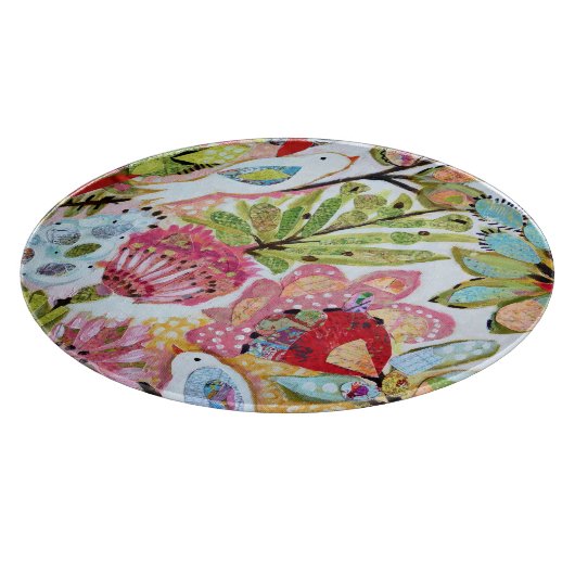 Vogelpapier II Schneidebrett (Ecke)