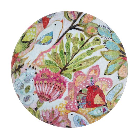 Vogelpapier II Schneidebrett (Vorderseite)