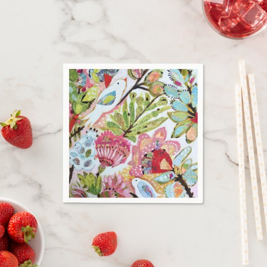 Vogelpapier II Serviette (Beispiel)