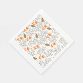 Vogelpapier Napkins - Pflanze Serviette (Ecke)
