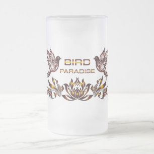 Vogelparadies Bierglas Mattglas Bierglas