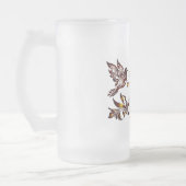 Vogelparadies Bierglas Mattglas Bierglas (Links)