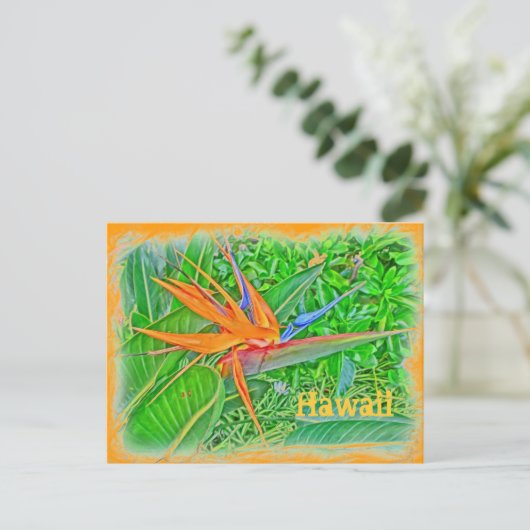 Vogelparadies Hawaii Postkarte (Stehend Vorderseite)