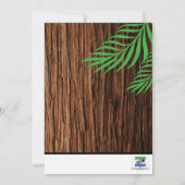 Vogelpartei im Wald Einladung (Rückseite)