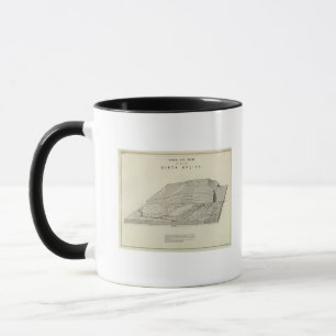 Vogelperspektive eines Teils des Uinta Uplift Tasse