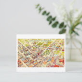 Vogelperspektive El Paso, Texas, Vintag Postkarte (Stehend Vorderseite)
