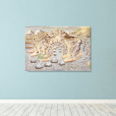 Vogelperspektive Griechenlands im Mittelpunkt des  Leinwanddruck (Insitu (Holzboden))