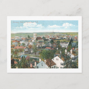 Vogelperspektive, Hempstead, NY Vintage Postkarte