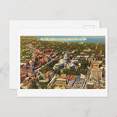 Vogelperspektive in Madison, Wisconsin, Postkarte (Vorne/Hinten)