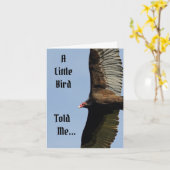 Vogelperspektive mit Vogelschutz Karte (Gelbe Blume)