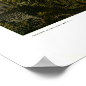 Vogelperspektive New Yorks mit Central Park Poster (Ecke)