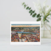 Vogelperspektive von Danville, Virginia, Vintag Postkarte (Stehend Vorderseite)