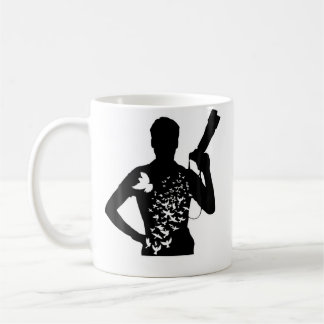 Vogelphotographie Kaffeetasse