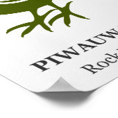 Vogelplakat aus Neuseeland Poster (Ecke)