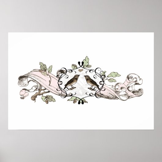 Vogelplakat Poster (Vorne)