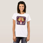 Vogelpuzzlespielfan T-Shirt (Vorne ganz)