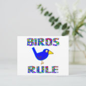 VÖGELREGELUNG POSTKARTE (Stehend Vorderseite)