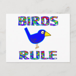 VÖGELREGELUNG POSTKARTE