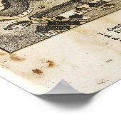 Vogel's Eye View Karte von Eagle Pass Texas im Jah Poster (Ecke)